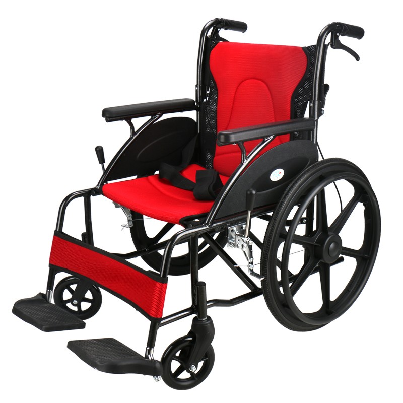 FZK-2500 鋁合金中輪折背輪椅