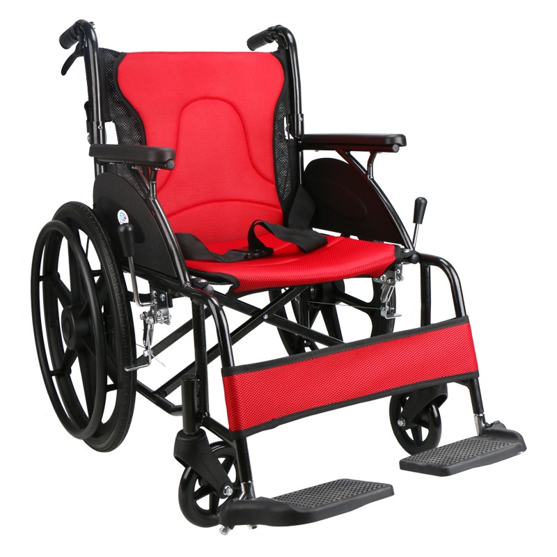 FZK-2500 鋁合金中輪折背輪椅